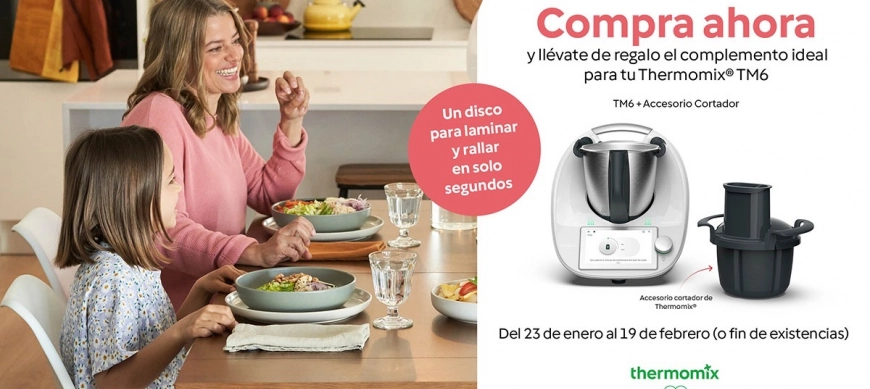 THERMOMIX TM6 CON ACCESORIO CORTADOR DE REGALO