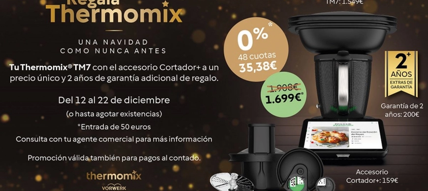 THERMOMIX + CORTADOR + 5 AÑOS GARANTÁA - SIN INTERESES!!!!
