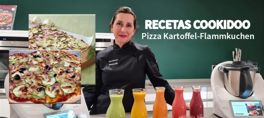 Pizza Kartoffel-Flammkuchen con Thermomix