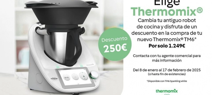 Elige Thermomix®!!! Cambio tu antiguo robot de cocina y disfruta de un gran descuento!!!