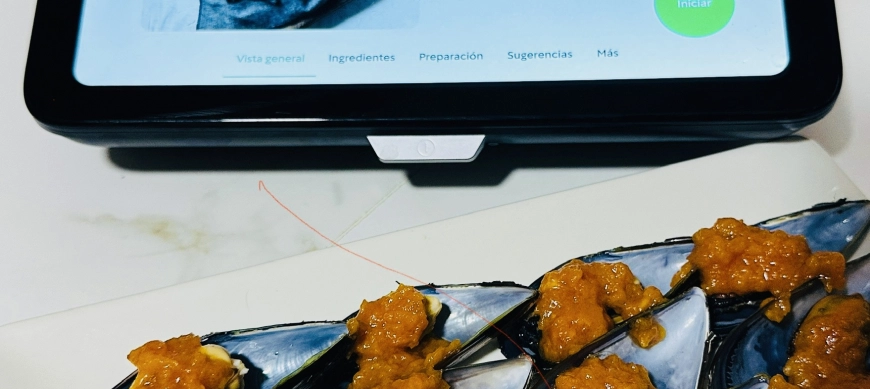 Mejillones al vapor con salsa picante