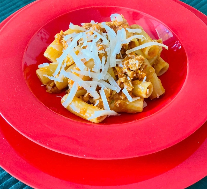 Boloñesa vegetariana de soja