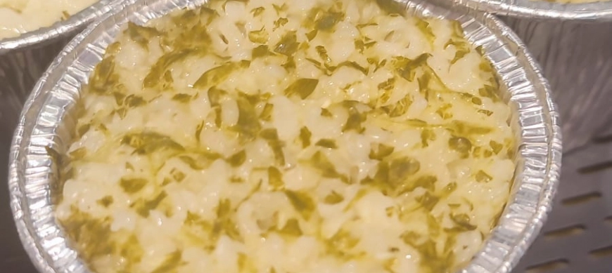 ARROZ EN EL VAROMA APROVECHANDO EL VAPOR DE UNA CREMA