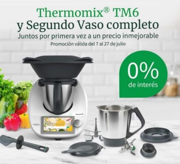 Thermomix® TM6 con segundo vaso. Madrid