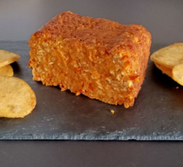 Pastel de lentejas con theromomix