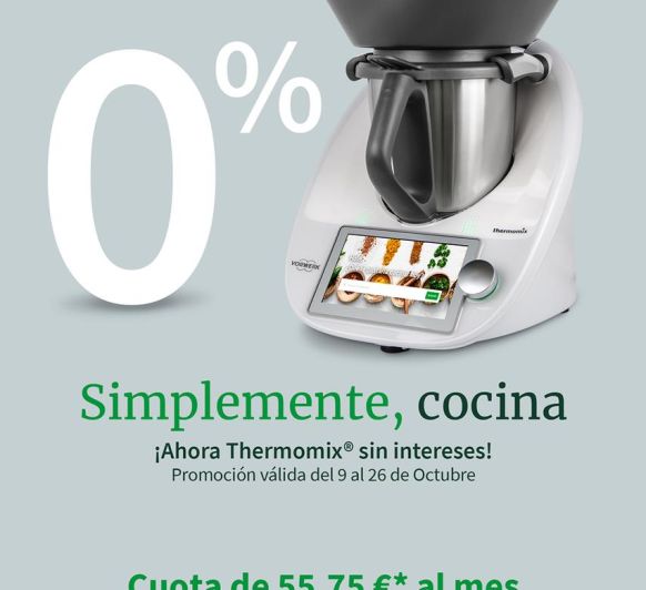 Promoción de Octubre 2020 Nuevo Cero% por tu TM6 España