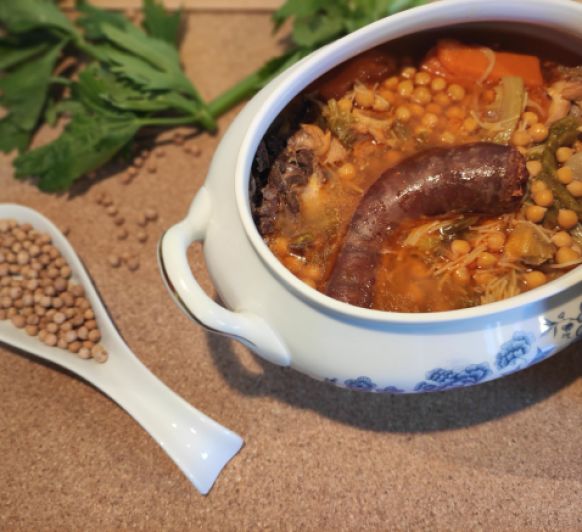 Garbanzos con compango (Cocción lenta) desde Madrid